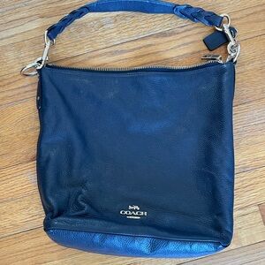 Coach F31507 Abbey Duffle Shoulder/Crossbody Bag - Navy Blue